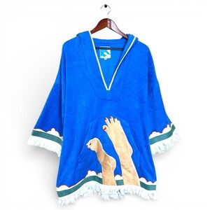 Tombolo Wesselmann Seascape #6 hooded towel dress one size large beach